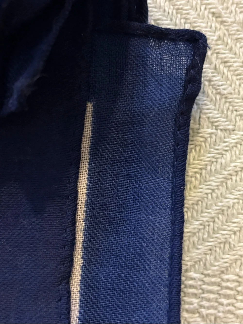 Vintage 100% virgin wool hand printed scarf made in Japan RN 34191 mid century.